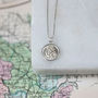 Sterling Silver St Christopher Necklace, thumbnail 1 of 8