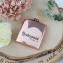 Personalised Rose Gold Hip Flask, thumbnail 1 of 8