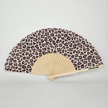 Handheld Leopard Folding Fan, 3 of 3