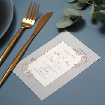 Flora Classic Wedding And Event Invitation Cards, 4 of 12