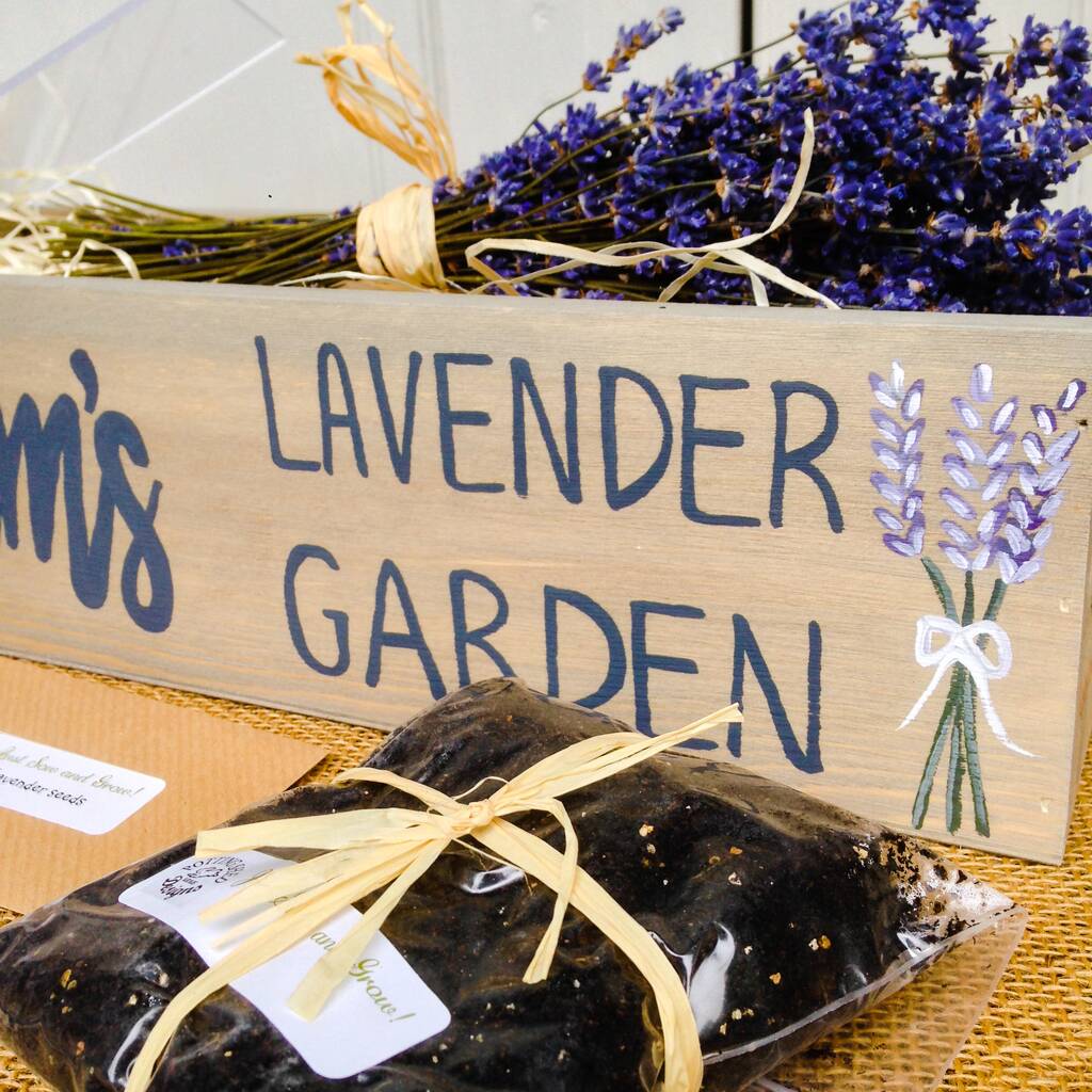 Personalised Grow Your Own Lavender Garden By Potting Shed Designs