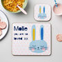 Personalised Kid's Bunny Rabbit Placemat Set, thumbnail 1 of 11
