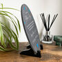 Personalised First Father's Day Circular Slate With Stand 20cm, thumbnail 3 of 6