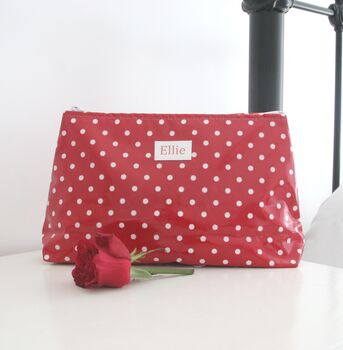 Extra Large Wipe Clean Cosmetic Bag, 4 of 5