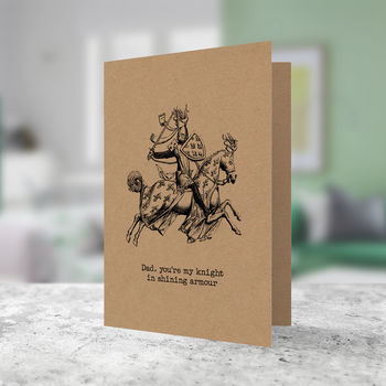 Knight In Shining Armour Father's Day Card, 2 of 2