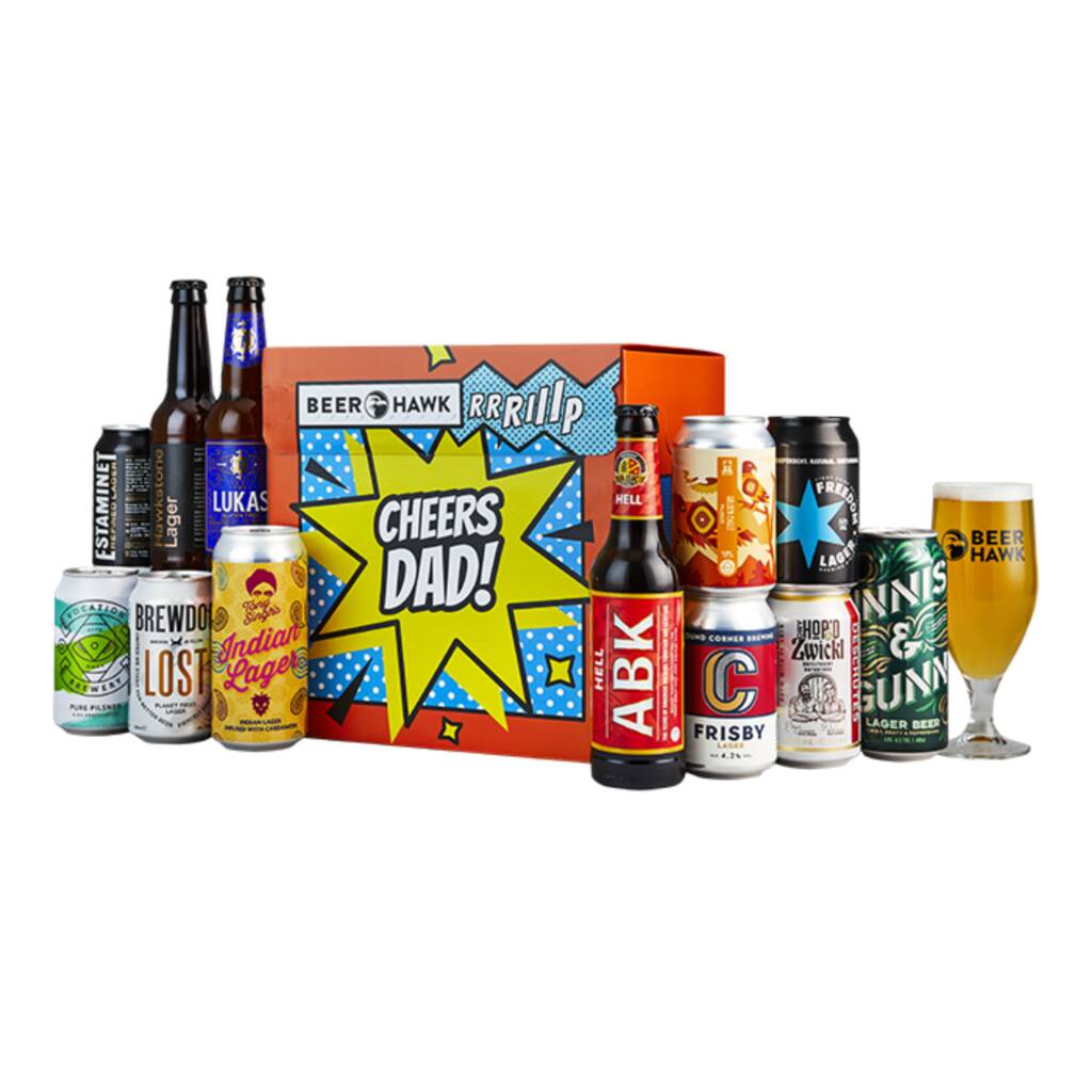 Cheers Dad Lager Beer Crate By Beer Hawk | notonthehighstreet.com