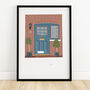 Personalised Illustrated Front Door Portrait, thumbnail 2 of 6