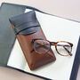 Personalised Pebble Grain Fold Over Glasses Case, thumbnail 6 of 7