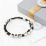Personalised Men's Leather Morse Code Bracelet, thumbnail 7 of 11