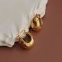 Filigree Gold Hoop Earrings, thumbnail 4 of 6