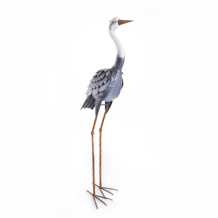 Metal Heron By The New Eden | notonthehighstreet.com