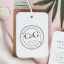 'Fly Away' Destination Save The Date Luggage Tag, thumbnail 1 of 9