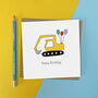 Pack Of Five Vehicle Birthday Cards, thumbnail 3 of 6