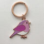 Pink Bird Keyring, thumbnail 1 of 2