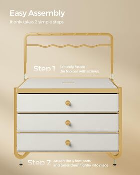 Three Tier Jewellery Organiser Storage Box, 6 of 7