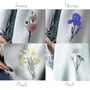 Personalised Choose Your 'Birth Flower' Scarf, thumbnail 7 of 12