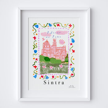 Pena Palace Sintra Art Print, Portuguese Scene, 7 of 7