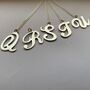 Personalised Mother And Child Silver Initial Necklaces, thumbnail 8 of 10