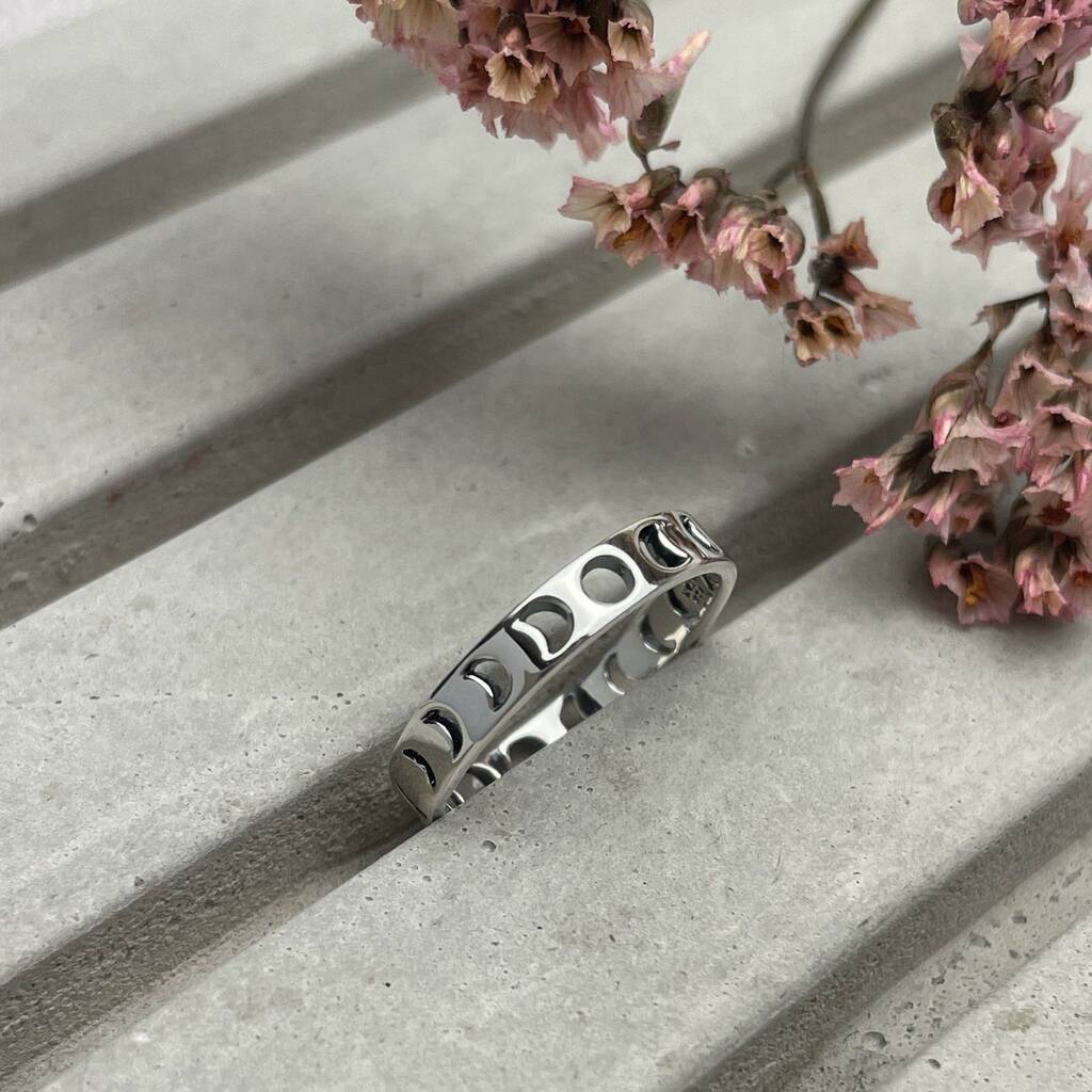 Buy Fidget Ring Spinner Ring In 925 Sterling Silver Moon Star Anxiety Ring For Women Men Vermeil Yellow Gold Jewelry Birthday Gifts Size 8