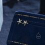 Oxidise Sterling Silver Star Fish Stud Earrings, thumbnail 5 of 12