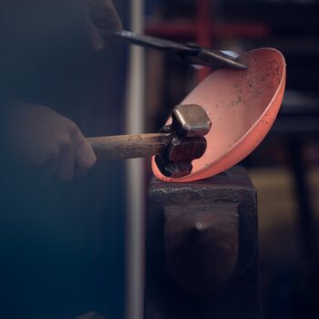Personalised 7th Anniversary Large Copper Bowl, 8 of 10