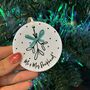 Mr And Mrs Christmas Card And Christmas Tree Decoration, thumbnail 5 of 5