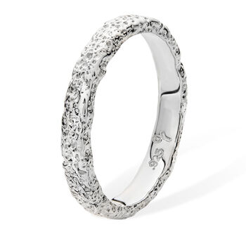 925 Sterling Silver Slim Hula Ring, 2 of 5