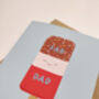 Fab Dad Father's Day Card, thumbnail 4 of 5