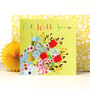 Get Well Soon Bunch Of Flowers Card, thumbnail 3 of 3