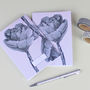 Botanical Notebooks With Ornamental Plant Illustrations, thumbnail 2 of 5