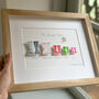 Personalised Papercut Welly Boot Print, thumbnail 3 of 5