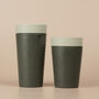 Circular And Co Coffee Cup Made From Traceable Marine Plastic 8oz Ecru, thumbnail 3 of 8