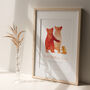 First Mother's Day Bear Family Print Gift For Her, thumbnail 1 of 5
