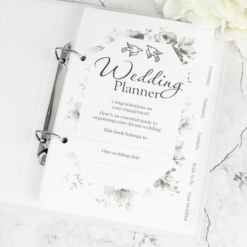 Personalised Wedding Planner Binder, 7 of 12