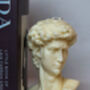 Large David Head Statue Soy Wax Candle, thumbnail 1 of 7