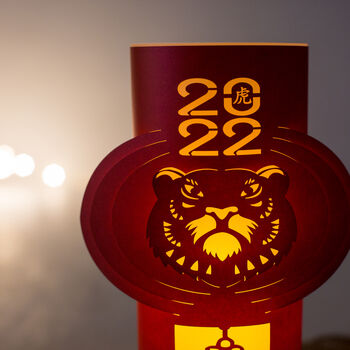 Chinese New Year Lantern 2022 Tiger Lunar Decoration, 2 of 12