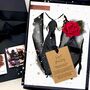 Luxury Personalised 21st Birthday Card For Him, Handmade Scented Suit Card, thumbnail 7 of 8