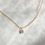 Rising Star Naked Diamond Solitaire Necklace, thumbnail 3 of 10