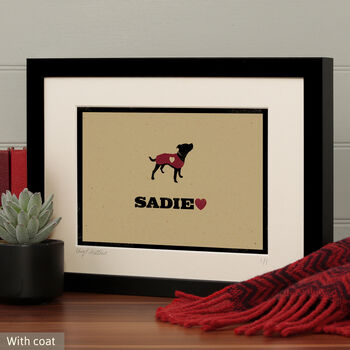 Personalised Staffy, Staffordshire Bull Terrier Print, 8 of 12