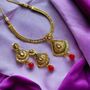 Gold Plated Necklace And Earring Set, thumbnail 1 of 3