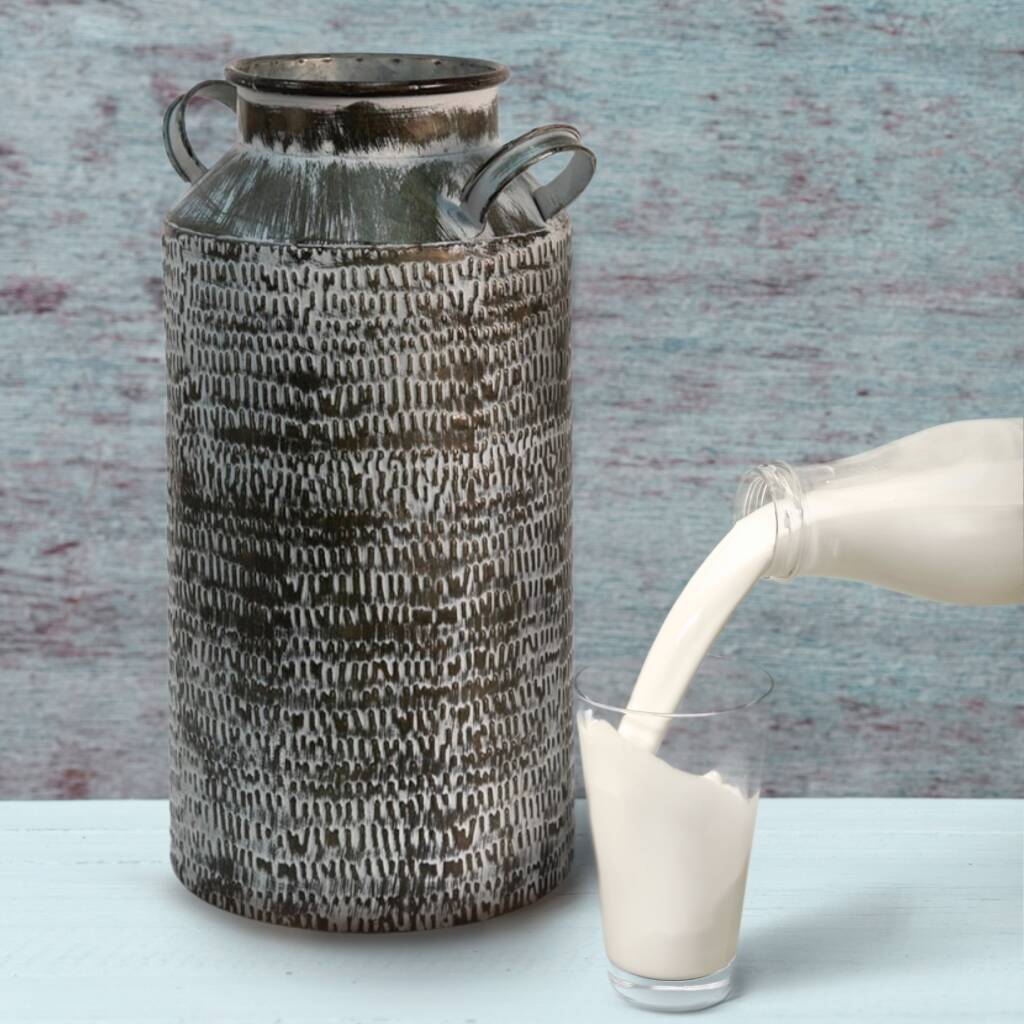 Metal Round Vase