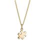 9ct Gold Jigsaw Puzzle Necklace With Diamond, thumbnail 3 of 7