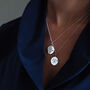 Birthstone Initial Necklace In Sterling Silver, thumbnail 2 of 11