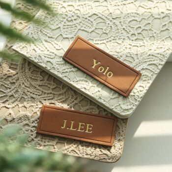 Personalised Crotchet Lace Travel Passport Cover, 2 of 7