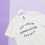 'Ice Cream Appreciation Society' Unisex T Shirt, thumbnail 3 of 9