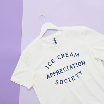 'Ice Cream Appreciation Society' Unisex T Shirt, 3 of 9