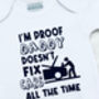 Pregnancy Announcement Vest | I’m Proof Daddy Doesn’t, thumbnail 5 of 9