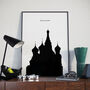 Saint Basil's Cathedral Moscow Poster, thumbnail 1 of 3
