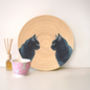 Bespoke Cat / Dog Pet Portrait Painting On A Plate, thumbnail 2 of 7