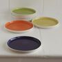 Colourful Handmade Porcelain Tea Plate, thumbnail 3 of 12